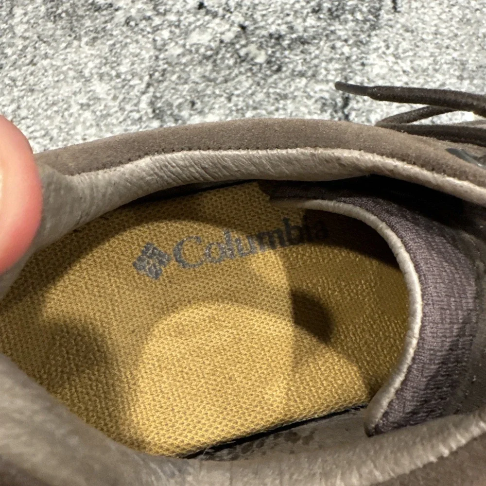 rare COLUMBIA GLOBETREKKER Nubuck Chukka Moc Trail Oxford Boat 43 men 8 #20
